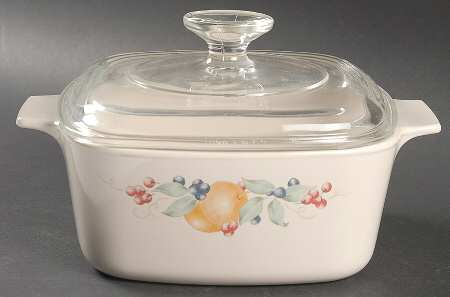 Abundance (Corelle) 1.5 Quart Square Casserole No Lid
