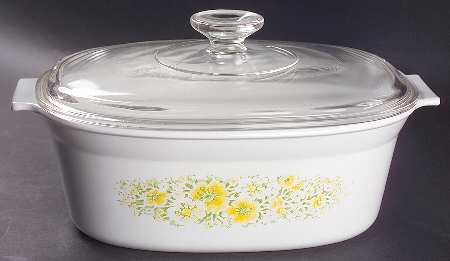 April (Corelle) 2.5 Quart Oval Covered Casserole
