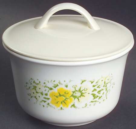 April (Corelle) Sugar Bowl & Lid