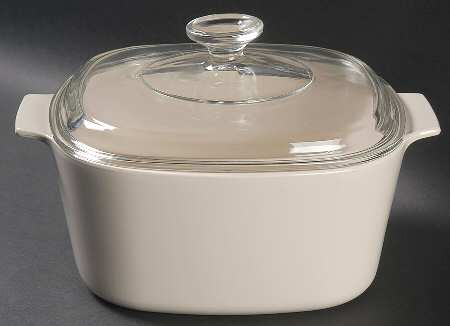 Sandstone (Corelle) 3 Quart Square Casserole with Lid