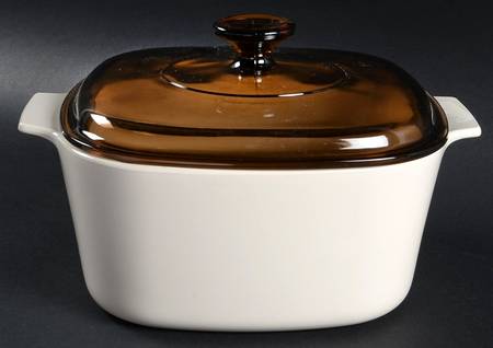 Sandstone (Corelle) 3 Quart Square Casserole with Lid