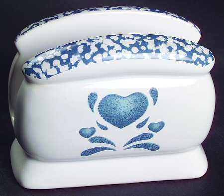 Blue Hearts (Corelle) Napkin Holder