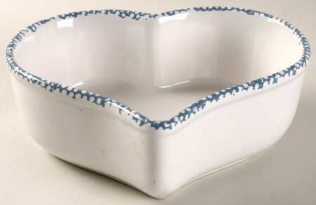 Blue Hearts (Corelle) 8" Heart Baker