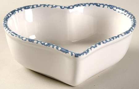 Blue Hearts (Corelle) 6" Heart Baker