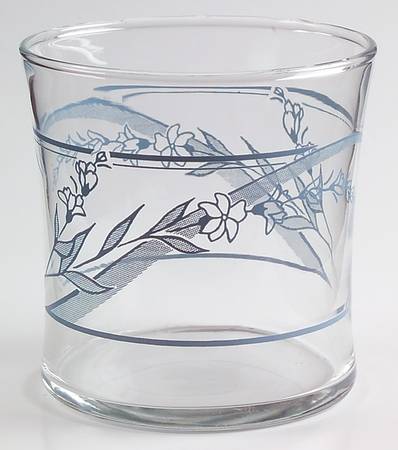 Blue Lily (Corelle) 10 Oz Glassware Double Old Fashioned