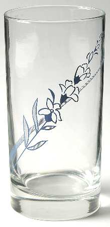 Blue Lily (Corelle) 14 Oz Glassware Tumbler