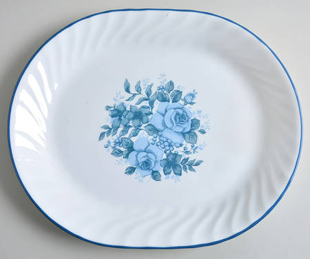 Blue Velvet (Corelle) 12" Oval Serving Platter