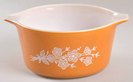 Butterfly Gold (Corelle) 1 Qt Round Casserole No Lid