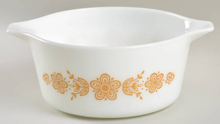 Butterfly Gold (Corelle) 1.5 Quart Round Casserole No Lid