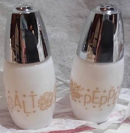 Butterfly Gold (Corelle) Salt & Pepper Set