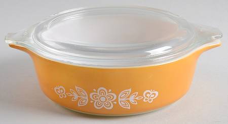 Butterfly Gold (Corelle) 1 Pt Round Covered Casserole