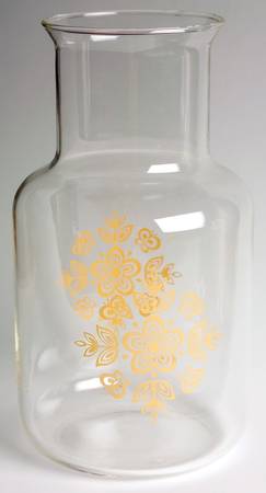 Butterfly Gold (Corelle) Glassware-Carafe