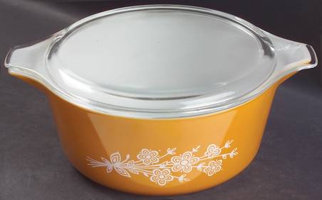 Butterfly Gold (Corelle) 2.5 Qt Round Covered Casserole
