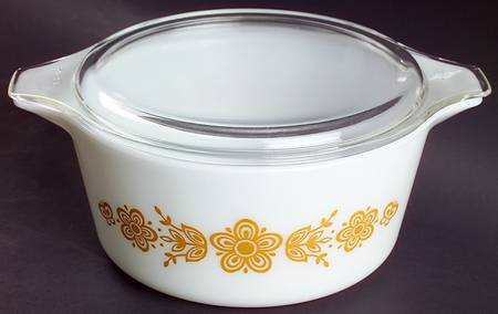 Butterfly Gold (Corelle) 1.5 Qt Round Covered Casserole