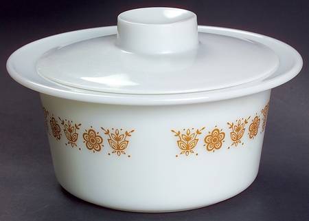 Butterfly Gold (Corelle) Butter Tub & Lid