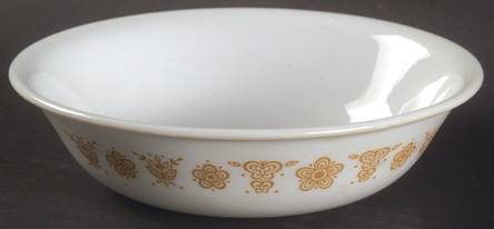 Butterfly Gold (Corelle) Fruit/Dessert (Sauce) Bowl