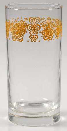 Butterfly Gold (Corelle) 14 Oz Glassware Tumbler