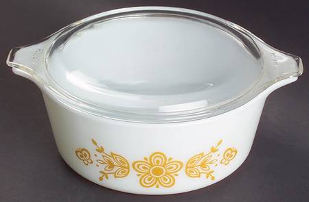 Butterfly Gold (Corelle) 1.50 Pt Round Covered Casserole