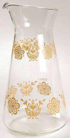 Butterfly Gold (Corelle) Glassware-Carafe