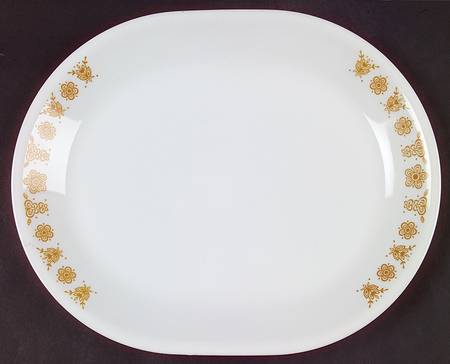 Butterfly Gold (Corelle) 12" Oval Serving Platter