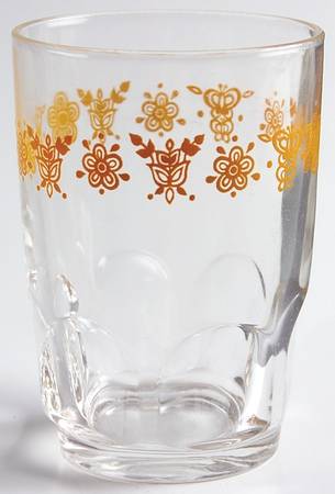 Butterfly Gold (Corelle) 6 Oz Glassware Juice