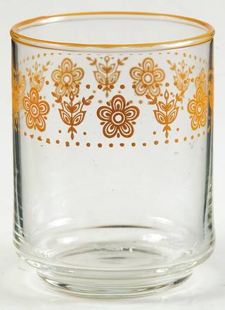 Butterfly Gold (Corelle) 4 Oz Glassware Juice