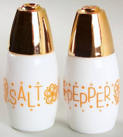 Butterfly Gold (Corelle) Salt & Pepper Set