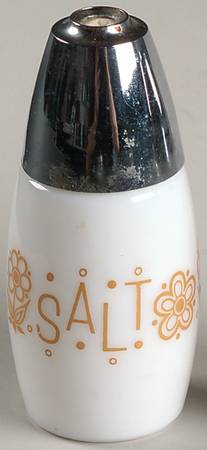 Butterfly Gold (Corelle) Salt Shaker & Metal Lid