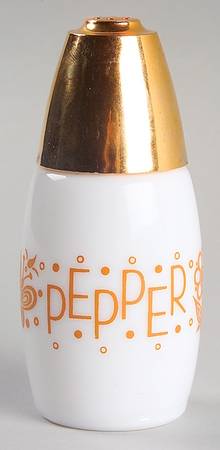Butterfly Gold (Corelle) Pepper Shaker