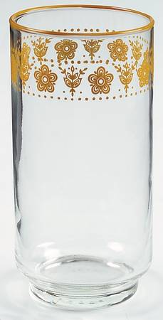 Butterfly Gold (Corelle) 14 Oz Glassware Tumbler