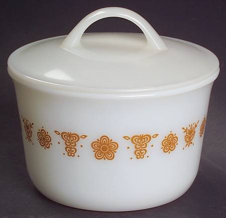 Butterfly Gold (Corelle) Sugar Bowl & Lid