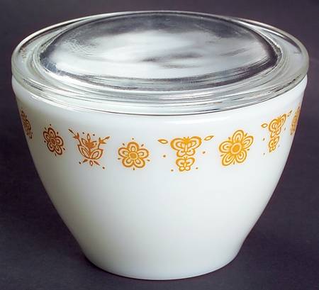Butterfly Gold (Corelle) Sugar Bowl & Lid