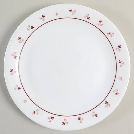 Burgundy (Corelle) Bread & Butter Plate