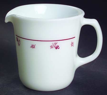 Burgundy (Corelle) Creamer