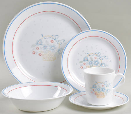 Country Cornflower 5 Piece Place Setting