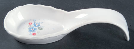 Country Cornflower Spoon Rest/Holder (Holds 1 Spoon)