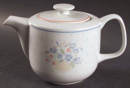 Country Cornflower Teapot & Lid