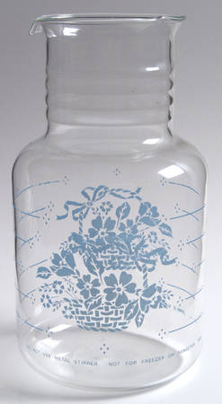 Country Cornflower Glassware Carafe