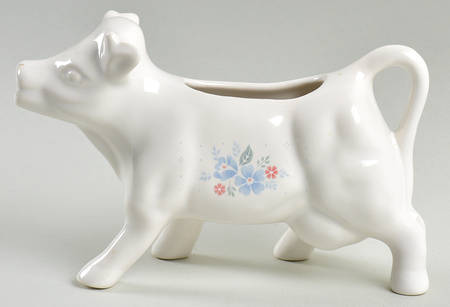 Country Cornflower Cow Creamer