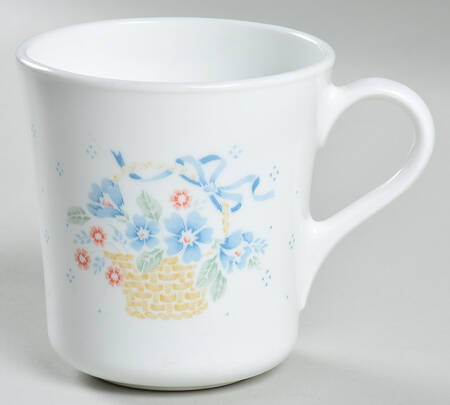 Country Cornflower Flat Cup