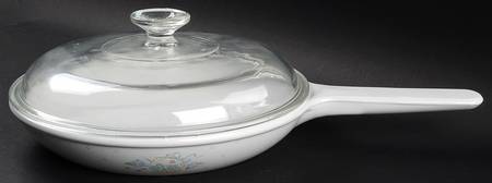 Country Cornflower 10" Skillet & Lid