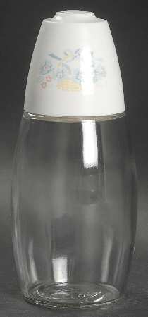 Country Cornflower Glassware Sugar Shaker