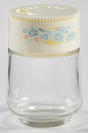Country Cornflower Glassware Spice Shaker