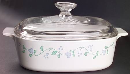 Country Cottage (Corelle) 2 Quart Square Casserole with Lid