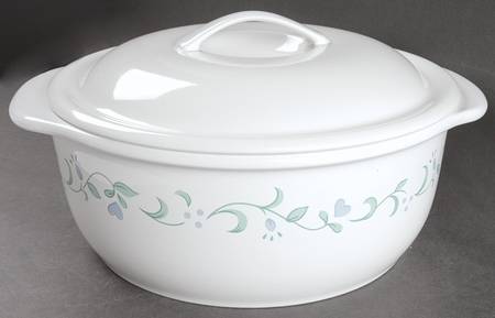 Country Cottage (Corelle) 3 Quart Round Covered Casserole