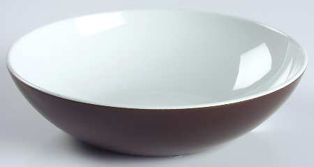Coordinates Brown Coupe Cereal Bowl