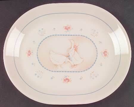Country Promenade (Corelle) 12" Oval Serving Platter