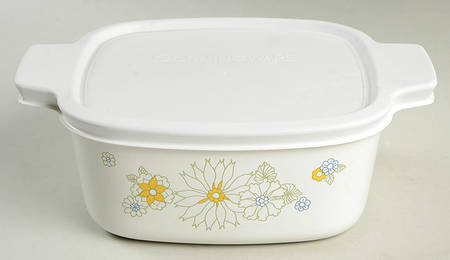 Floral Bouquet (Corelle) 1.5 Quart Square Casserole with Lid