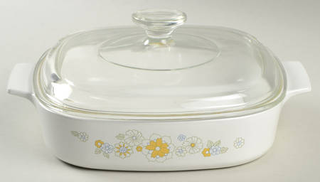 Floral Bouquet (Corelle) 1.5 Quart Square Casserole with Lid