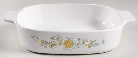 Floral Bouquet (Corelle) 1.5 Quart Square Casserole No Lid